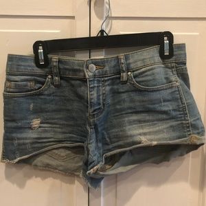 Denim Jean Shorts, Size 0